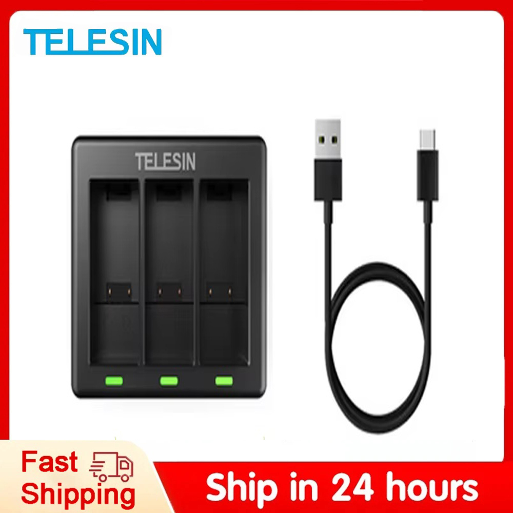 TELESIN – chargeur de batterie - Gopro Action Camera Hero 11 Black avis et prix